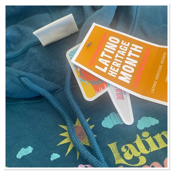 Latino Heritage Month Adult Gender Latin America Hooded Long Sleeve Sweatshirt - Picture 4 of 4